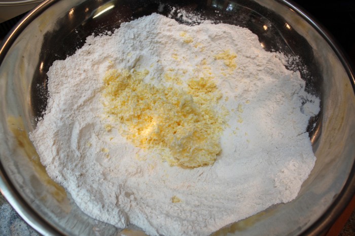 flour, butter