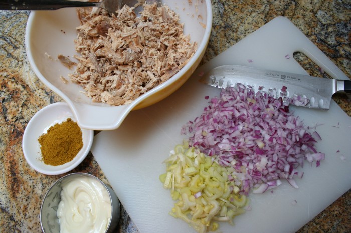 all the ingredients prepped